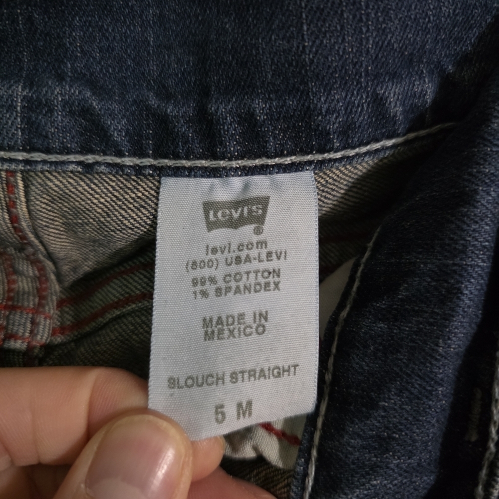 Vtg Rare Y2K Levi's Womens Redwire Slough Straight Denim Jeans Size 5 - Picture 2 of 11